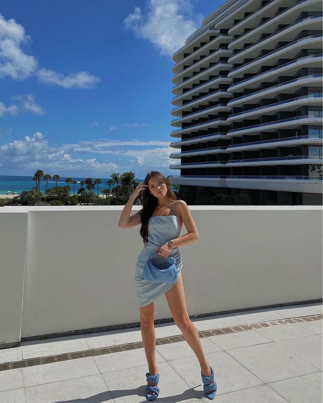This summer you must have a light blue